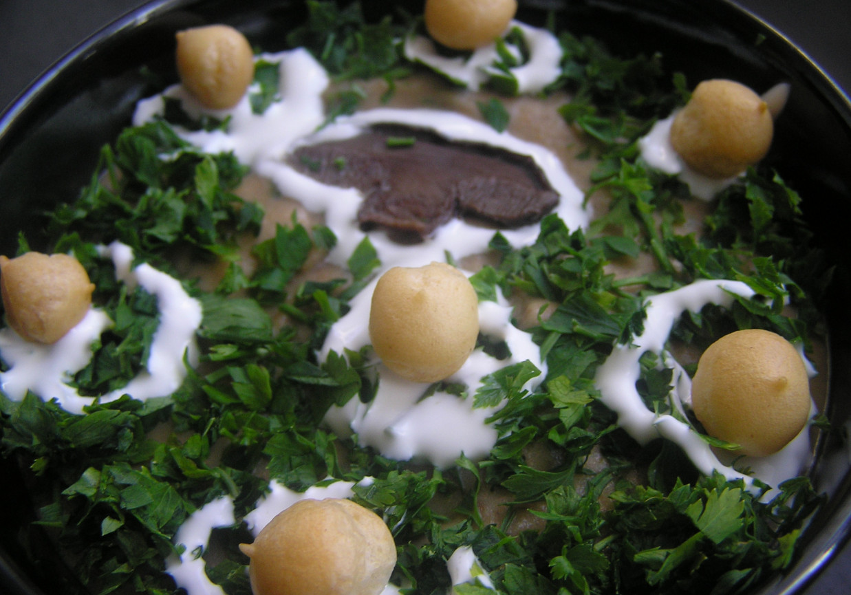 Zupa krem z suszonych grzybów foto