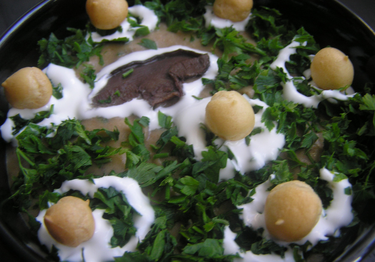 Zupa krem z suszonych grzybów foto