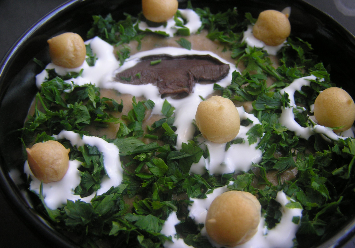 Zupa krem z suszonych grzybów foto