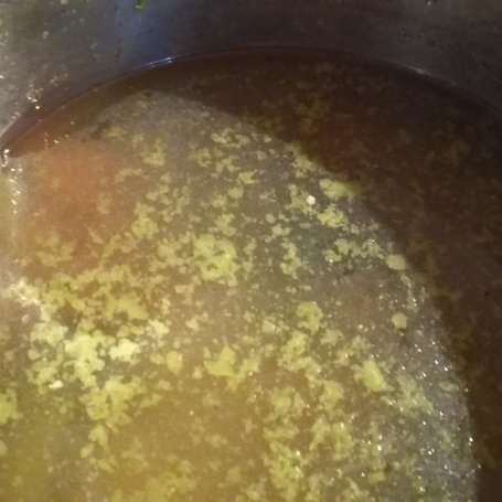 Krok 1 - Zupa krem z zielonego groszku z jajkiem foto