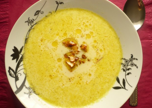 Fotografia przedstawiająca Zupa krem ze świeżych kurek