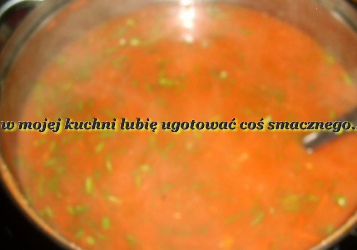zupa krem ze świezych pomidorów... foto