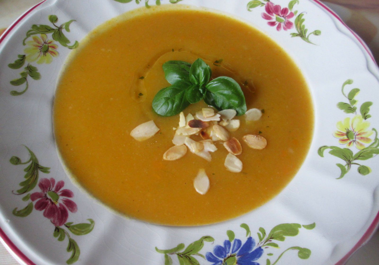 Zupa krem ze świeżych warzyw foto