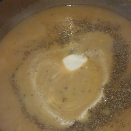 Krok 4 - zupa krem ziemniaczano łososiowa foto