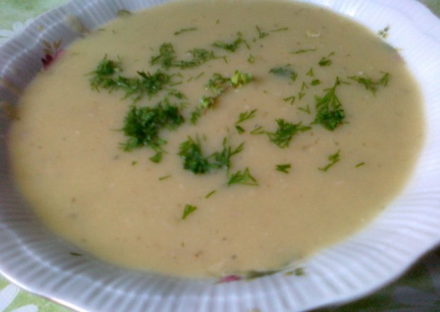 Fotografia przedstawiająca zupa krem ziemniaczano-rybna