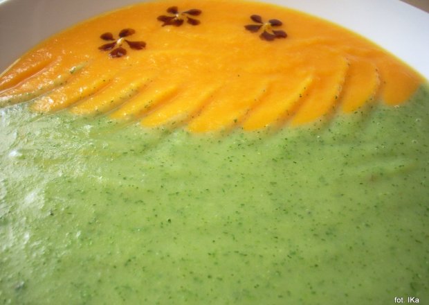 Fotografia przedstawiająca Zupa kremowa kolorowa