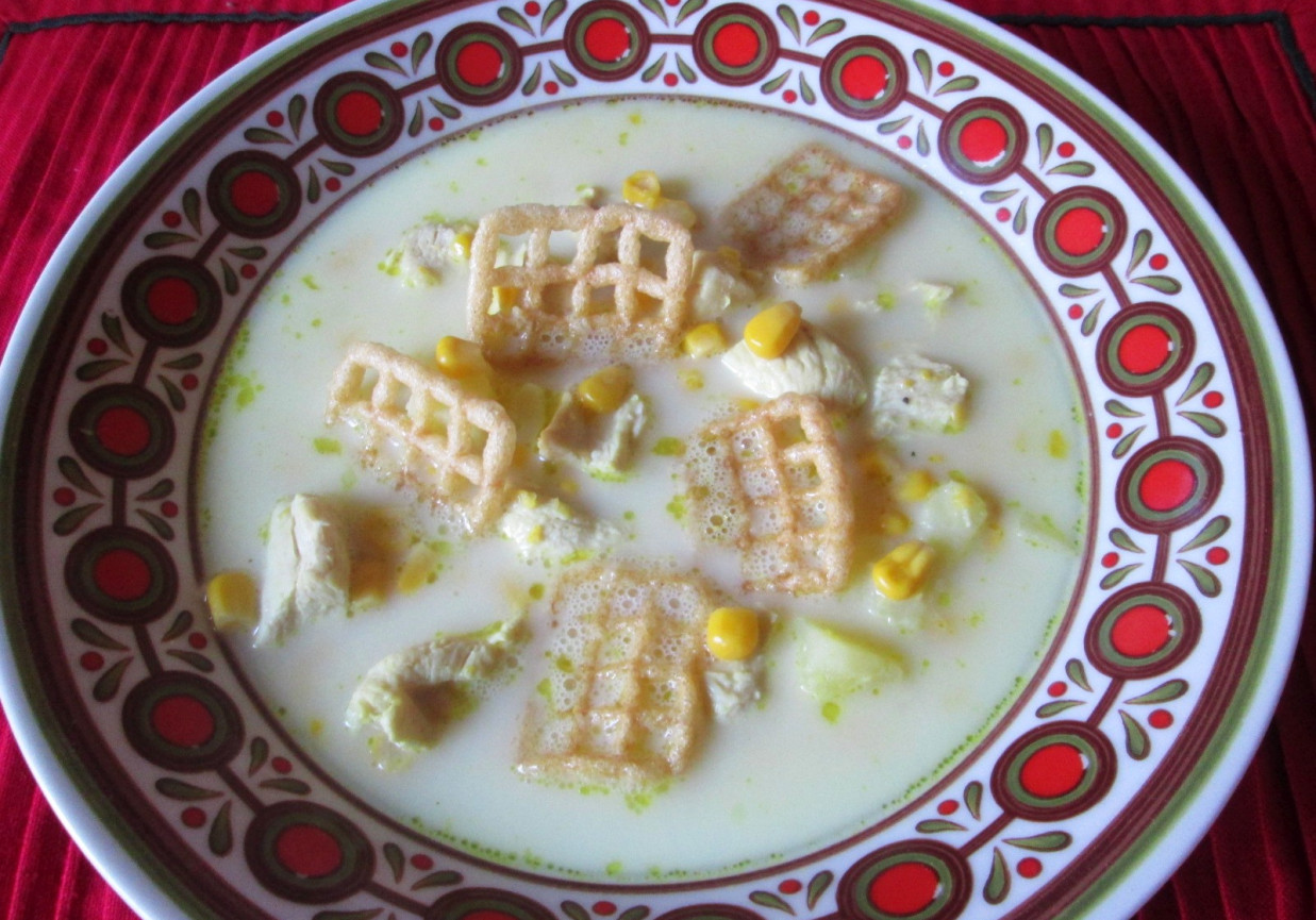 Zupa kukurydziana z przysmakiem świętokrzyskim foto