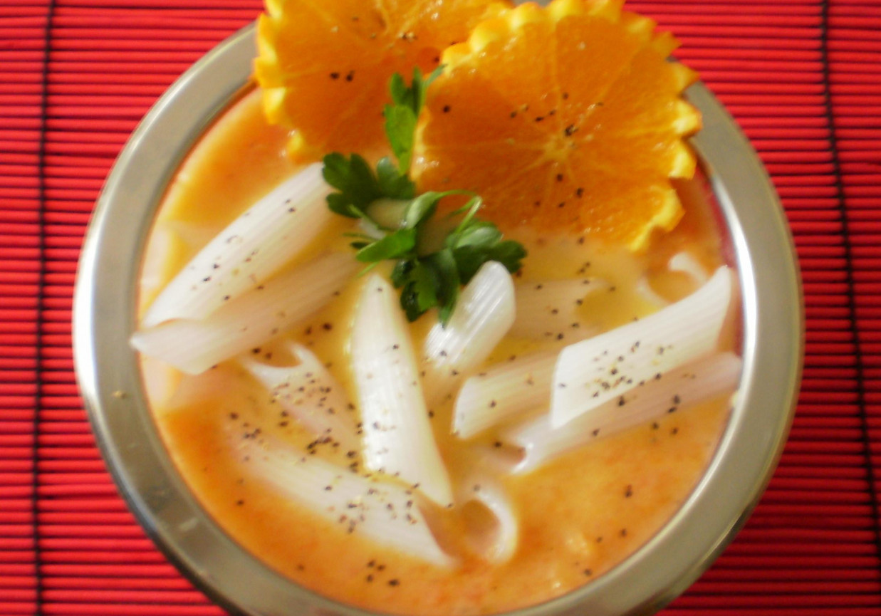 Zupa marchewkowo-pomarańczowa wg Buni : foto