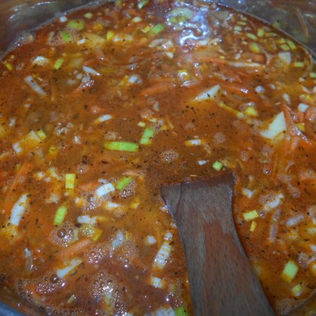 Krok 7 - Zupa meksykańska z ziemniakami i włoszczyzną foto