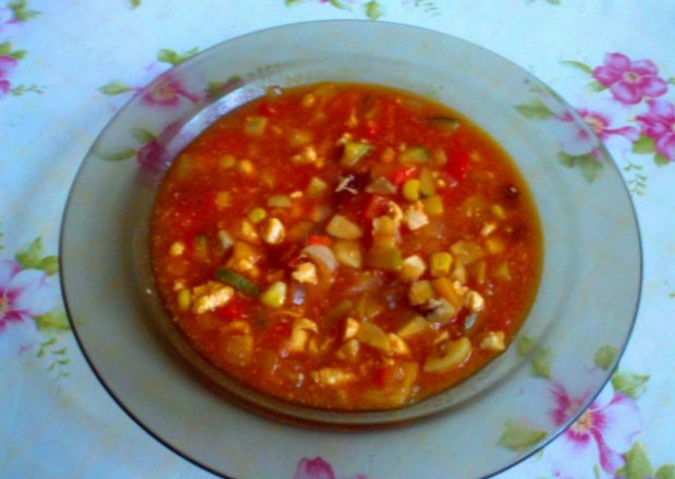 Fotografia przedstawiająca Zupa meksykańska