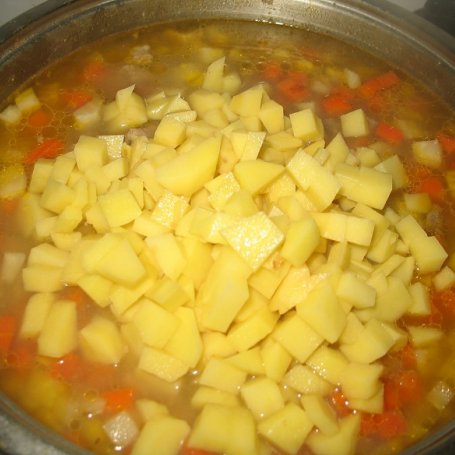 Krok 4 - Zupa mięsno - warzywna foto