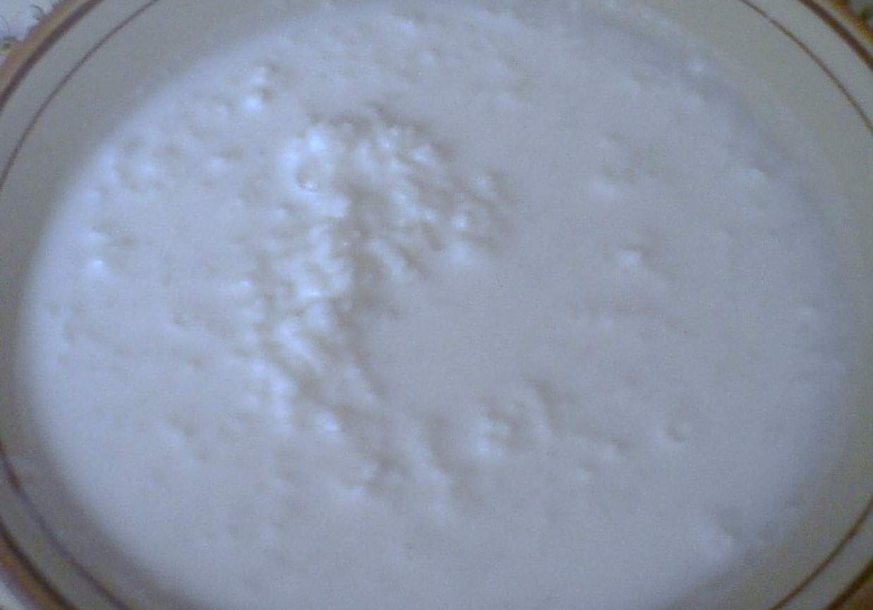 Zupa mleczna z ryżem foto