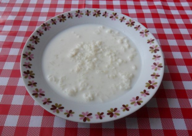 Fotografia przedstawiająca Zupa mleczna z ryżem