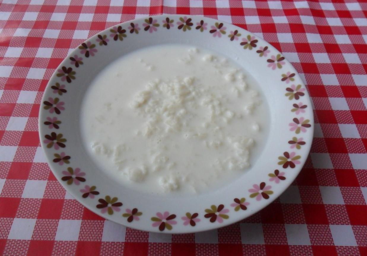 Zupa mleczna z ryżem foto