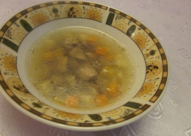 Fotografia przedstawiająca Zupa na rosole wołowym