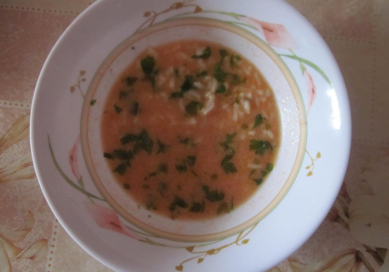 Zupa na rosołku z cielęciny foto
