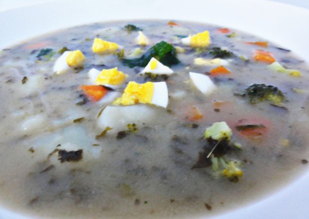 Fotografia przedstawiająca Zupa na zielono