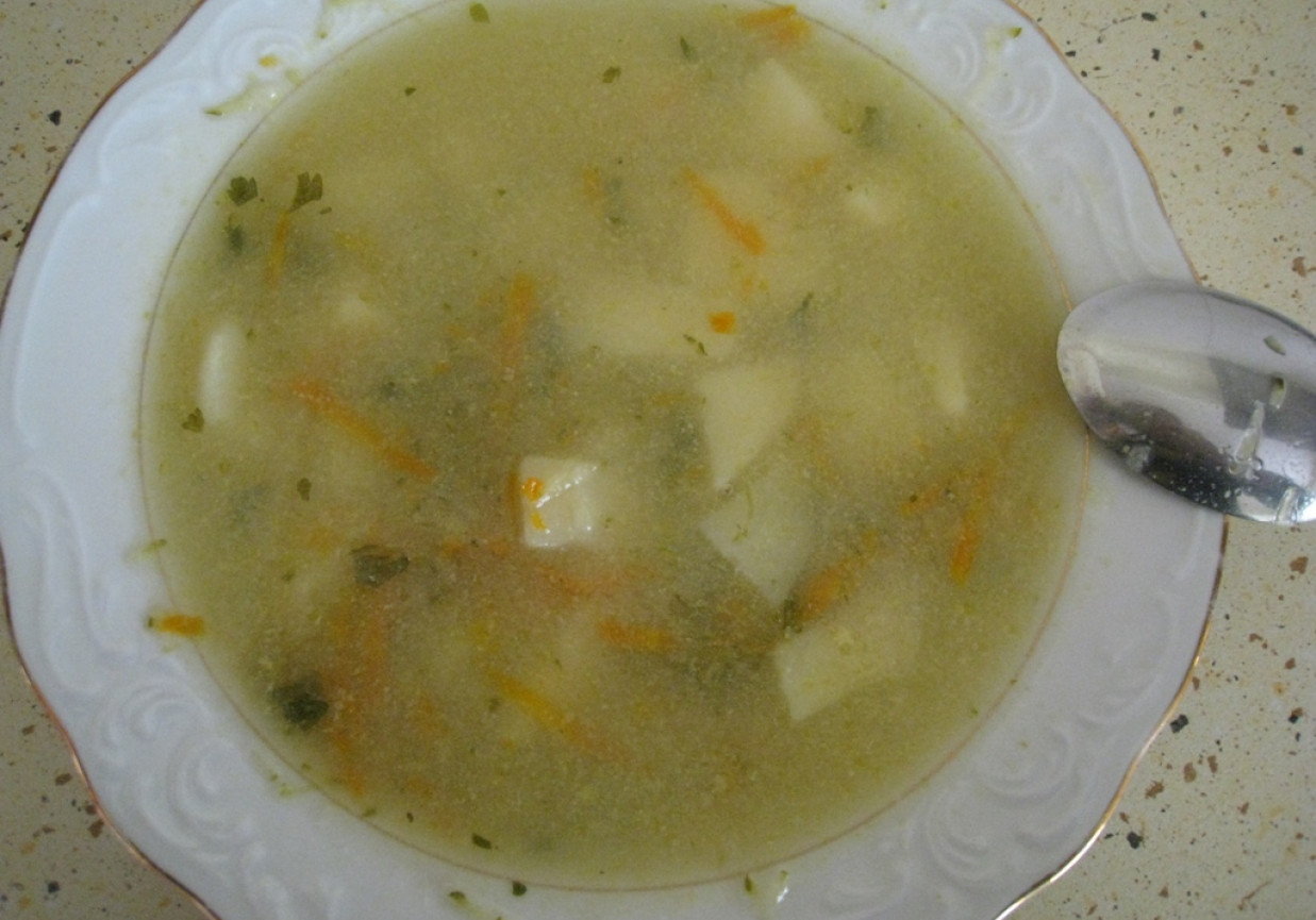 zupa ogórkowa z kurczkiem foto