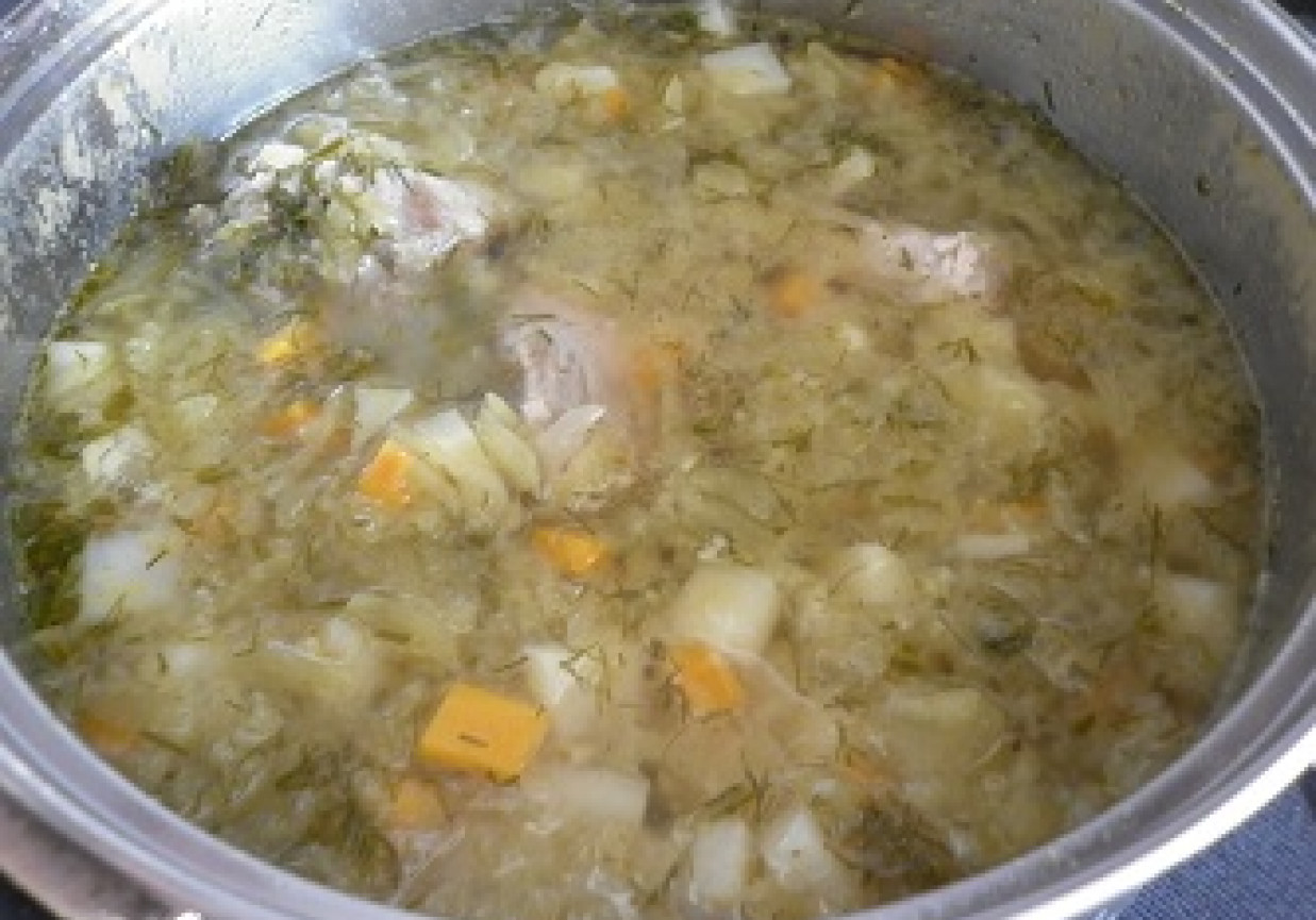zupa ogórkowa z nerkami foto