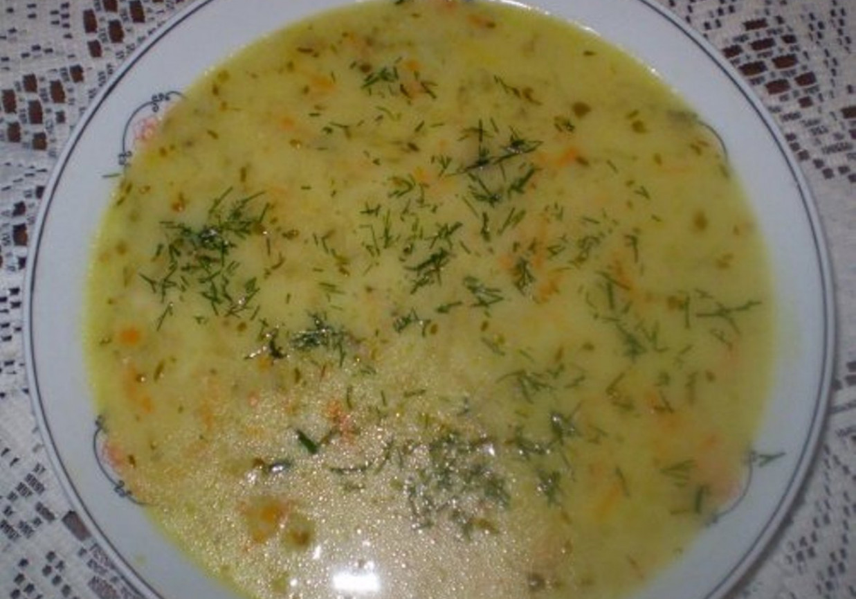 Zupa ogórkowa z ryżem : foto