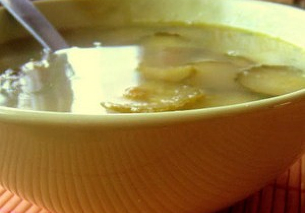Zupa ogórkowa z soczewicy! foto