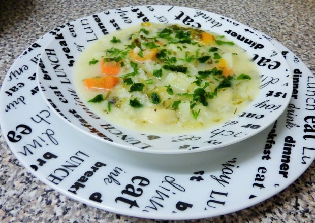 Fotografia przedstawiająca Zupa ogorkowa