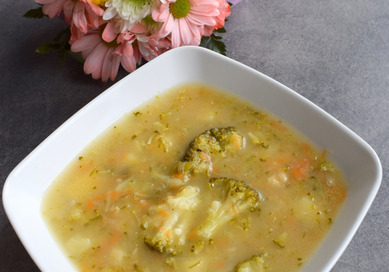 Zupa ogórkowo-brokułowa foto