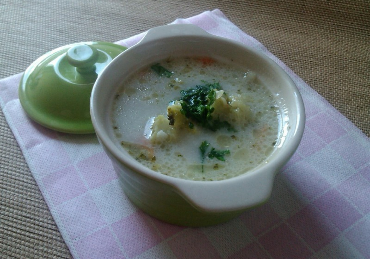 Zupa ogórkowo-brokułowa foto