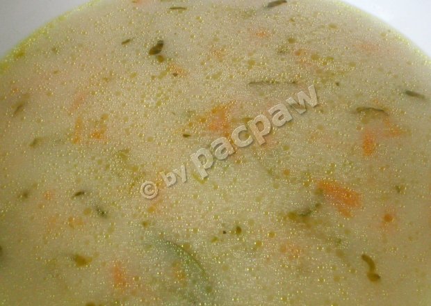 Fotografia przedstawiająca Zupa ogórkowo-marchewkowa