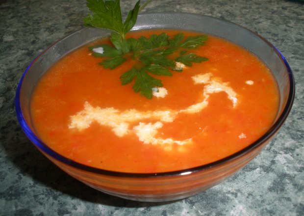 Fotografia przedstawiająca Zupa paprykowa