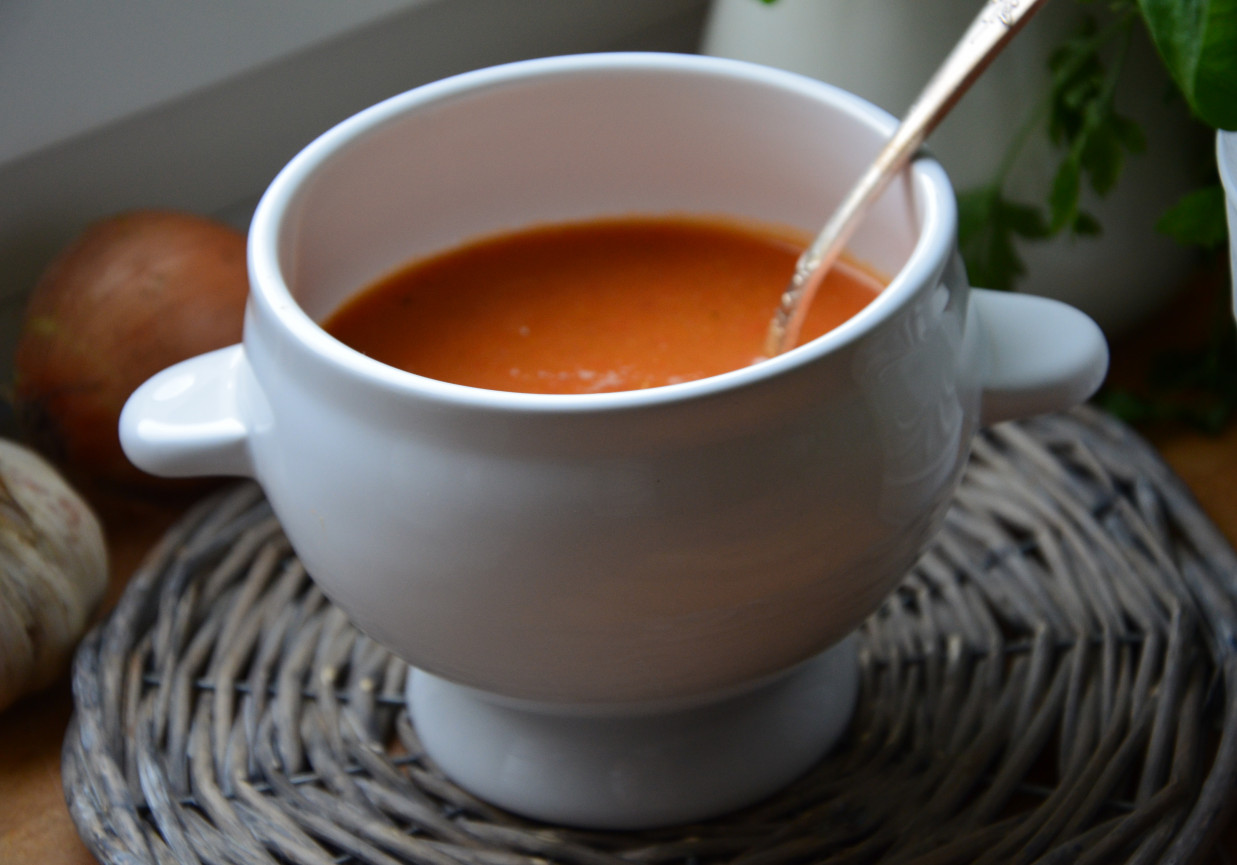 zupa paprykowo-pomarańczowa foto