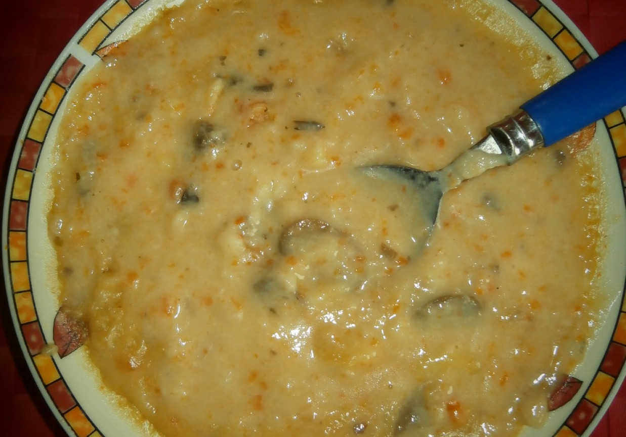 Zupa pieczarkowa z makaronem foto