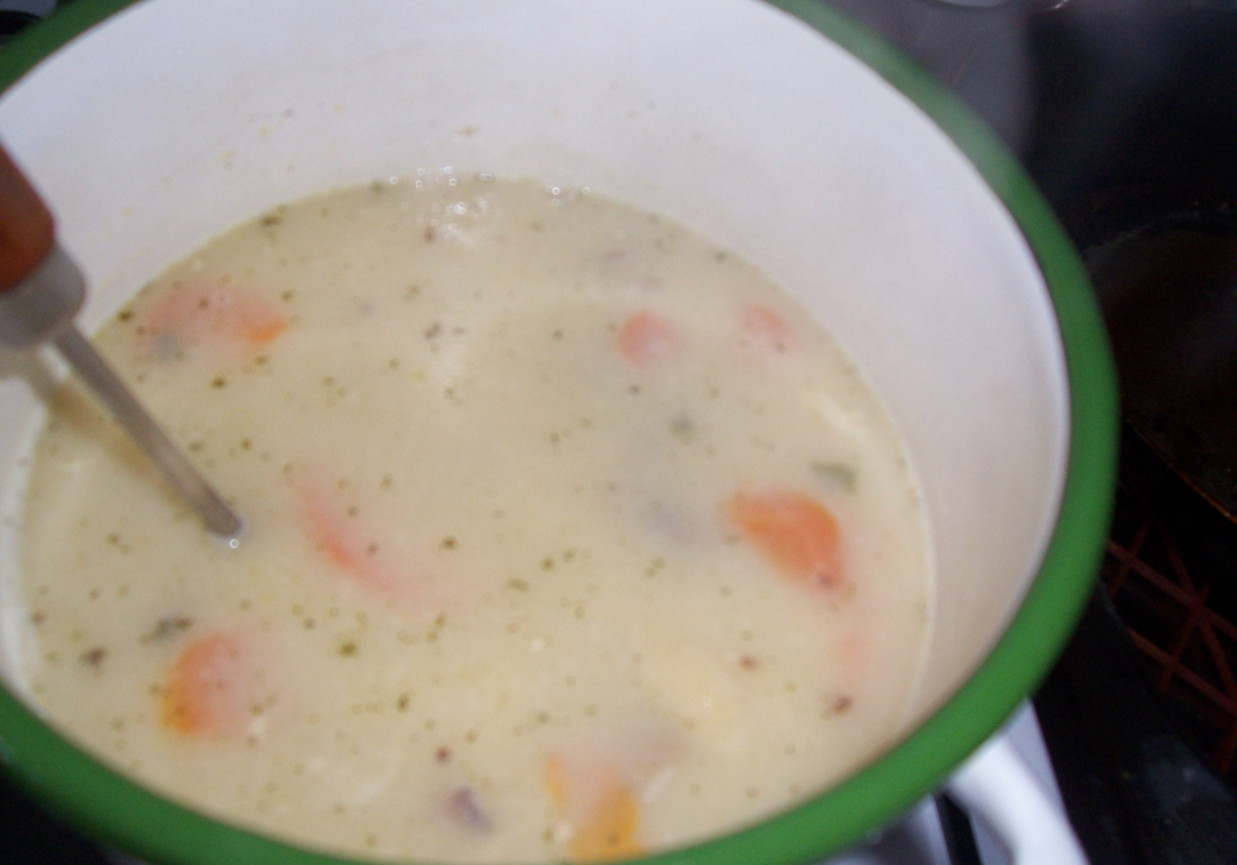 zupa pieczarkowa z makaronem foto
