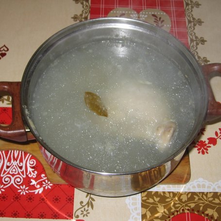 Krok 1 - Zupa pieczarkowa z porem i ryżem foto