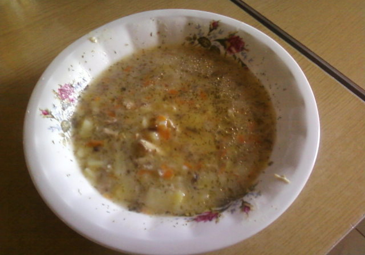 Zupa pieczarkowa. foto