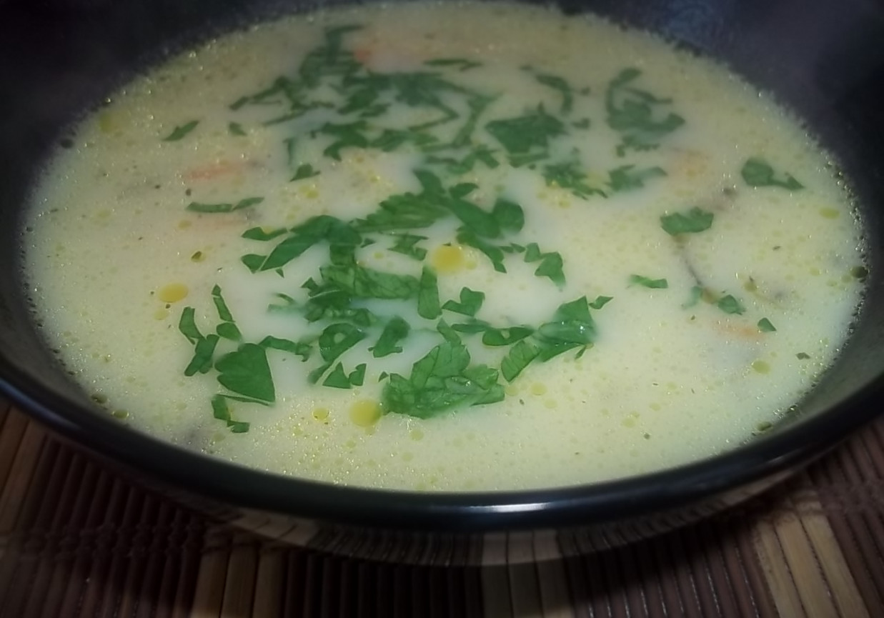 Zupa pieczarkowo-warzywna foto