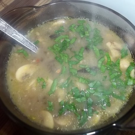 Krok 10 - Zupa podwójnie grzybowa foto