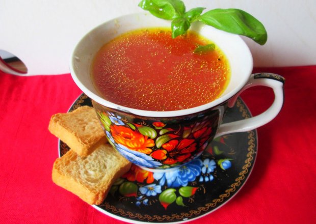 Fotografia przedstawiająca Zupa pomidorowa czysta