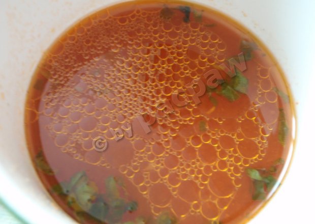 Fotografia przedstawiająca Zupa pomidorowa do popicia