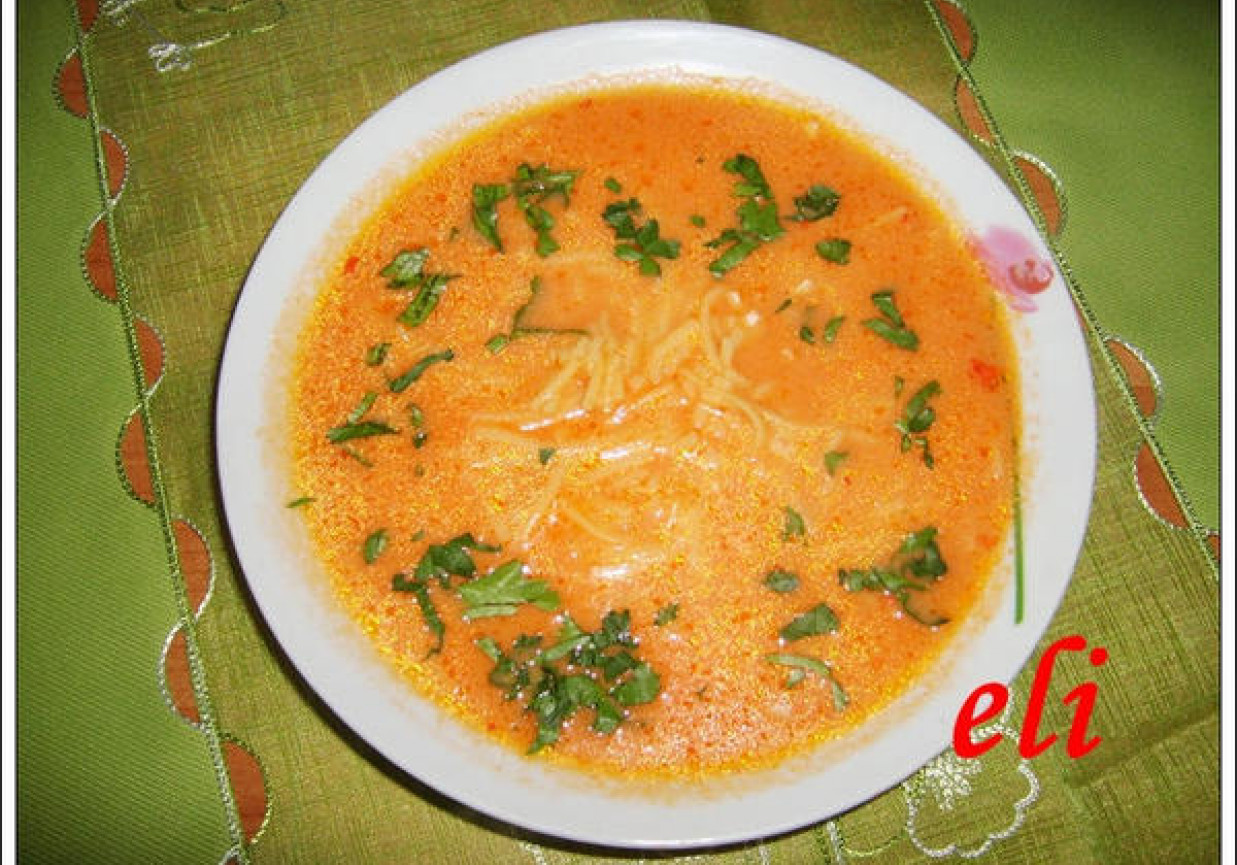 Zupa pomidorowa Eli z makaronem foto