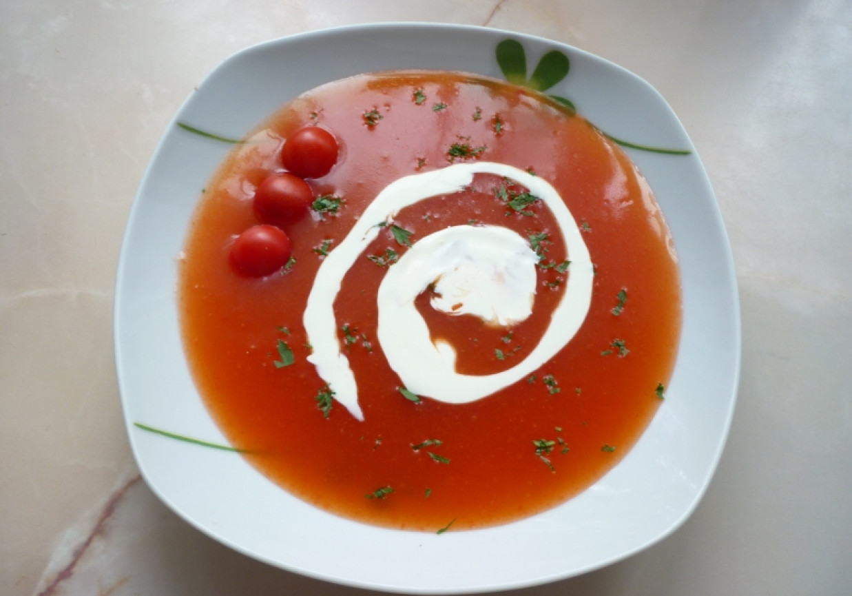 Zupa pomidorowa na ostro foto