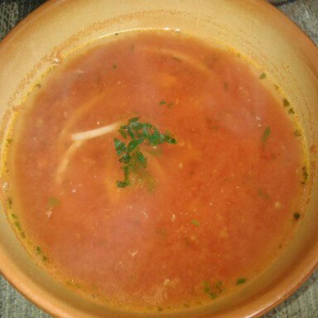Krok 3 - Zupa pomidorowa na skrzydełkach foto
