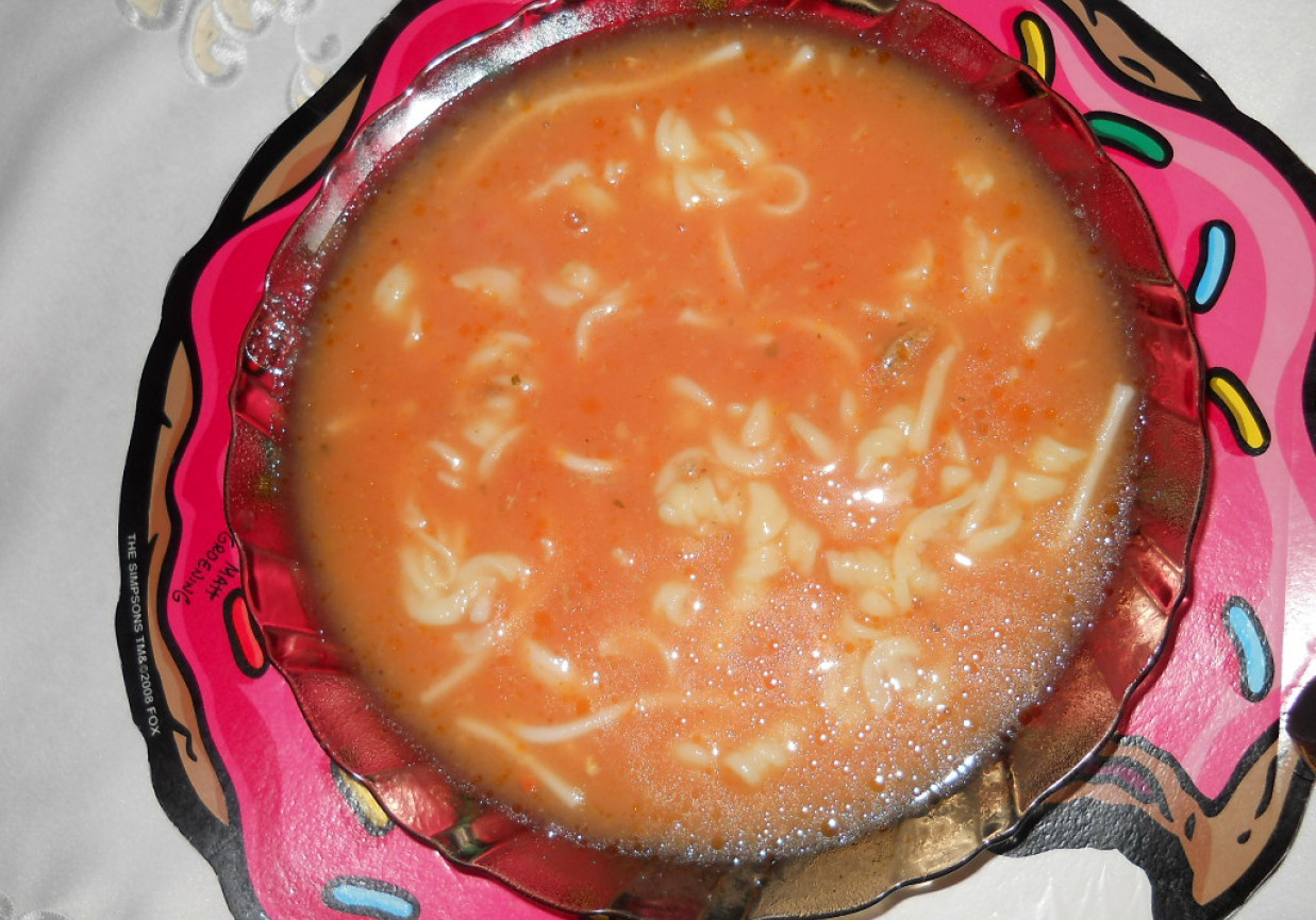 Zupa pomidorowa na udkach foto