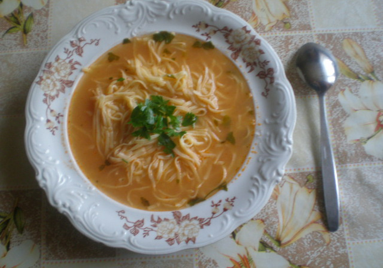 Zupa pomidorowa na żeberkach foto