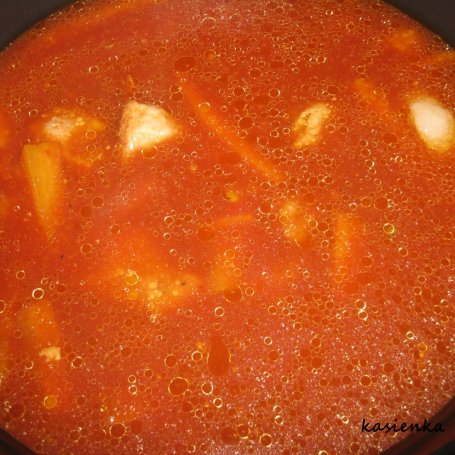 Krok 6 - Zupa pomidorowa soczewicą foto