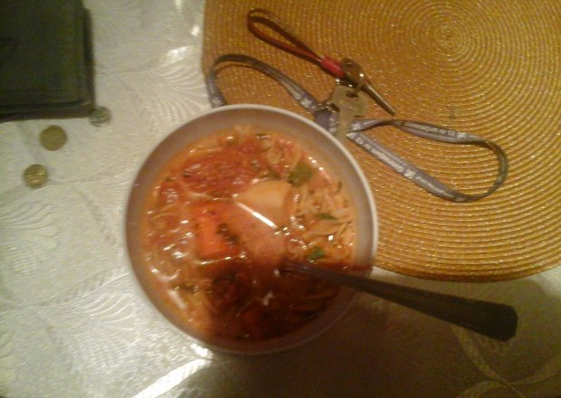 Fotografia przedstawiająca Zupa pomidorowa (wersja bez mięsa)