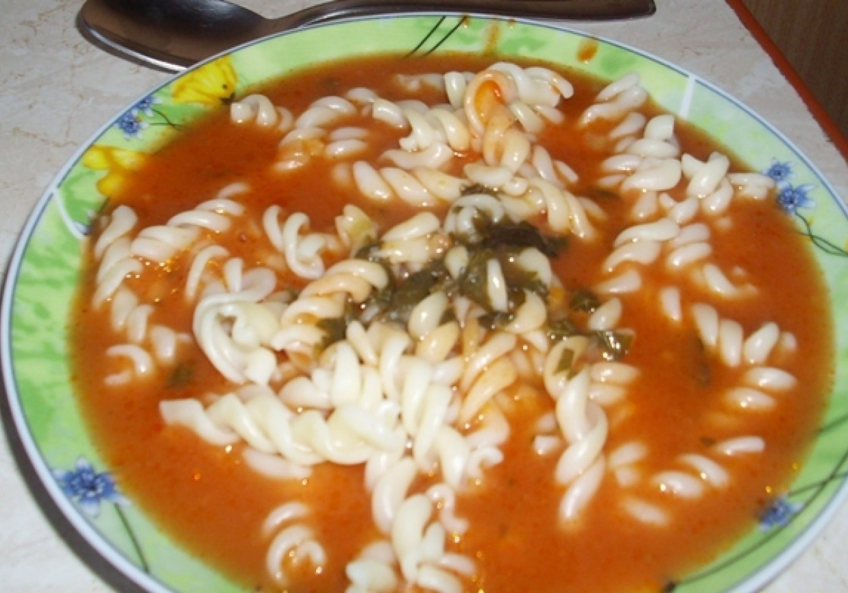 Zupa pomidorowa z całych pomidorów wersja druga  : foto
