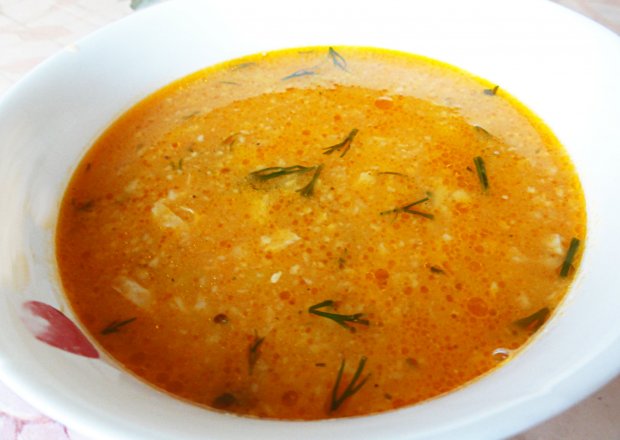 Fotografia przedstawiająca Zupa pomidorowa z cukinią
