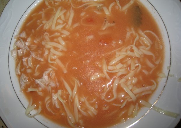 Fotografia przedstawiająca Zupa Pomidorowa z Cukinią