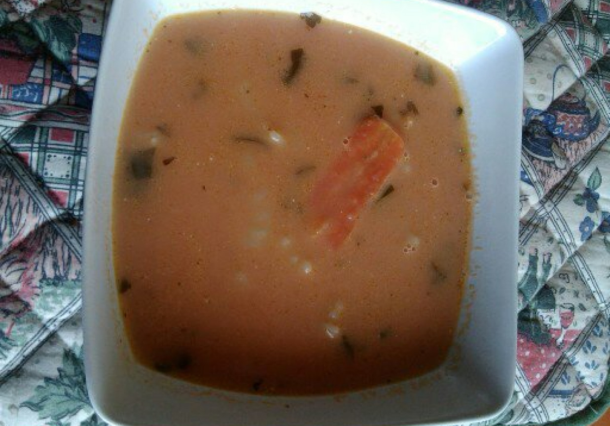 Zupa pomidorowa z curry foto